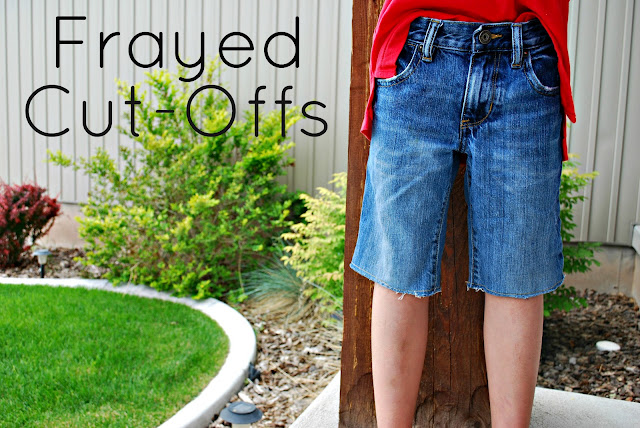 Frayed cut off shorts best sale